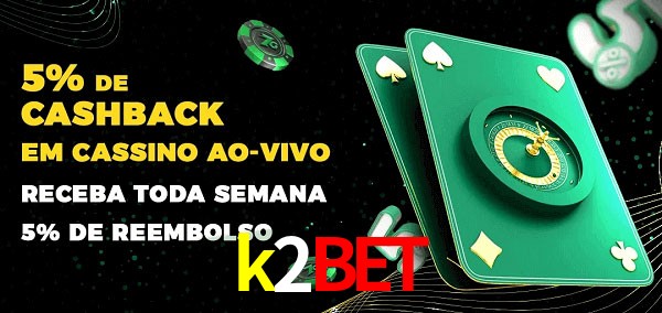 Promoções do cassino ao Vivo k2bet
